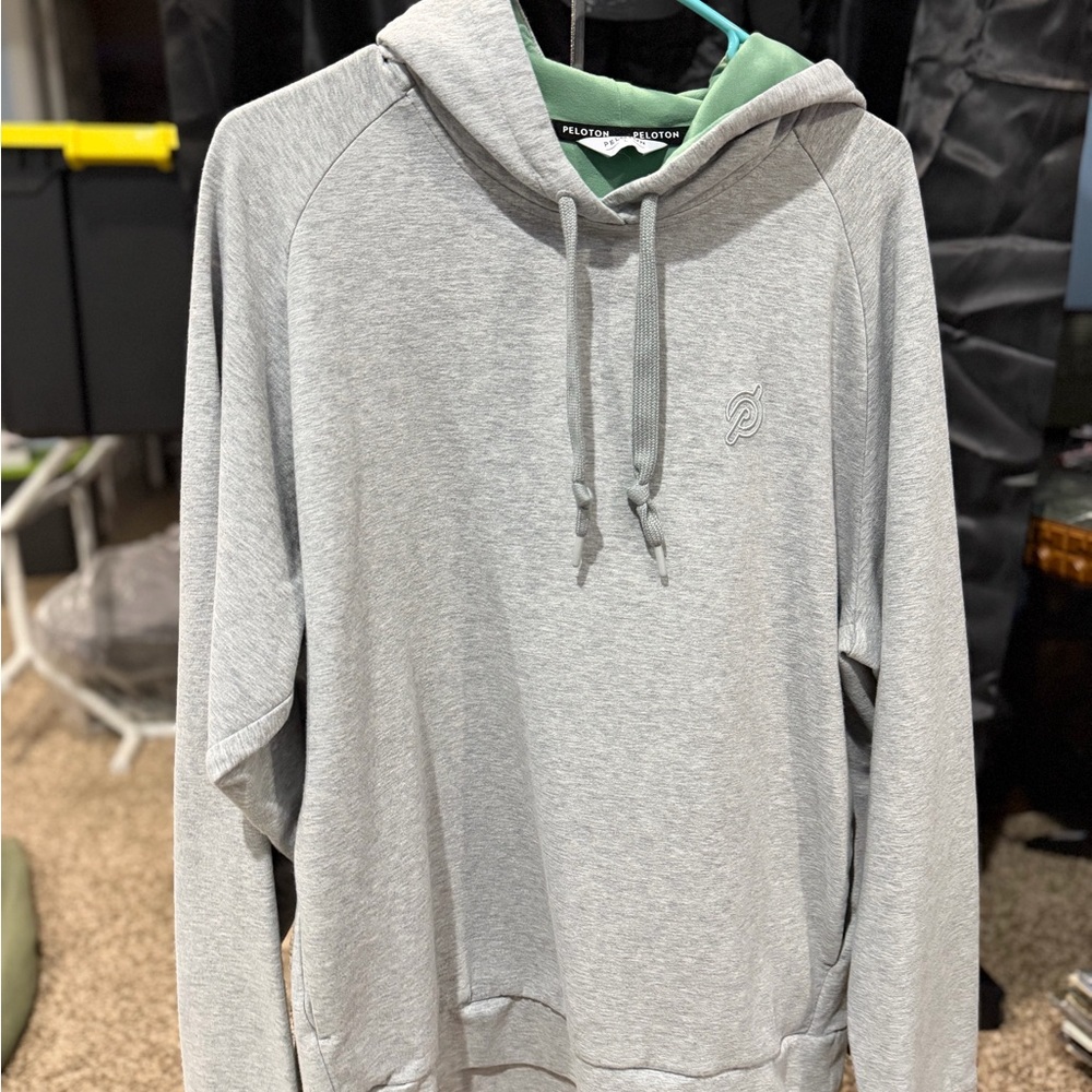 Gray Pullover Peloton Hoodie